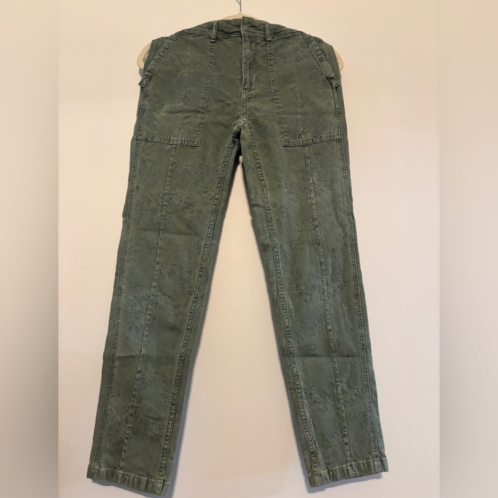 Green Patterned Pants - image 1